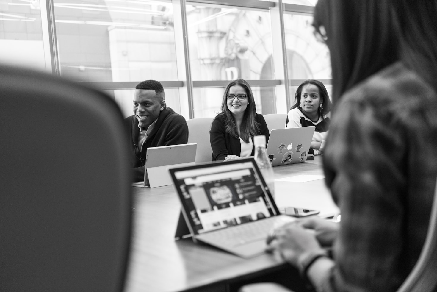 Afro-centric consulting team session
